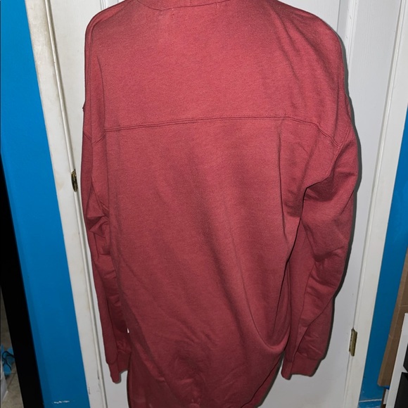 NWT Young Fabulous & Broke Turtle Neck Slit Zipper Sweater Dress Rust Red, M - Picture 8 of 12